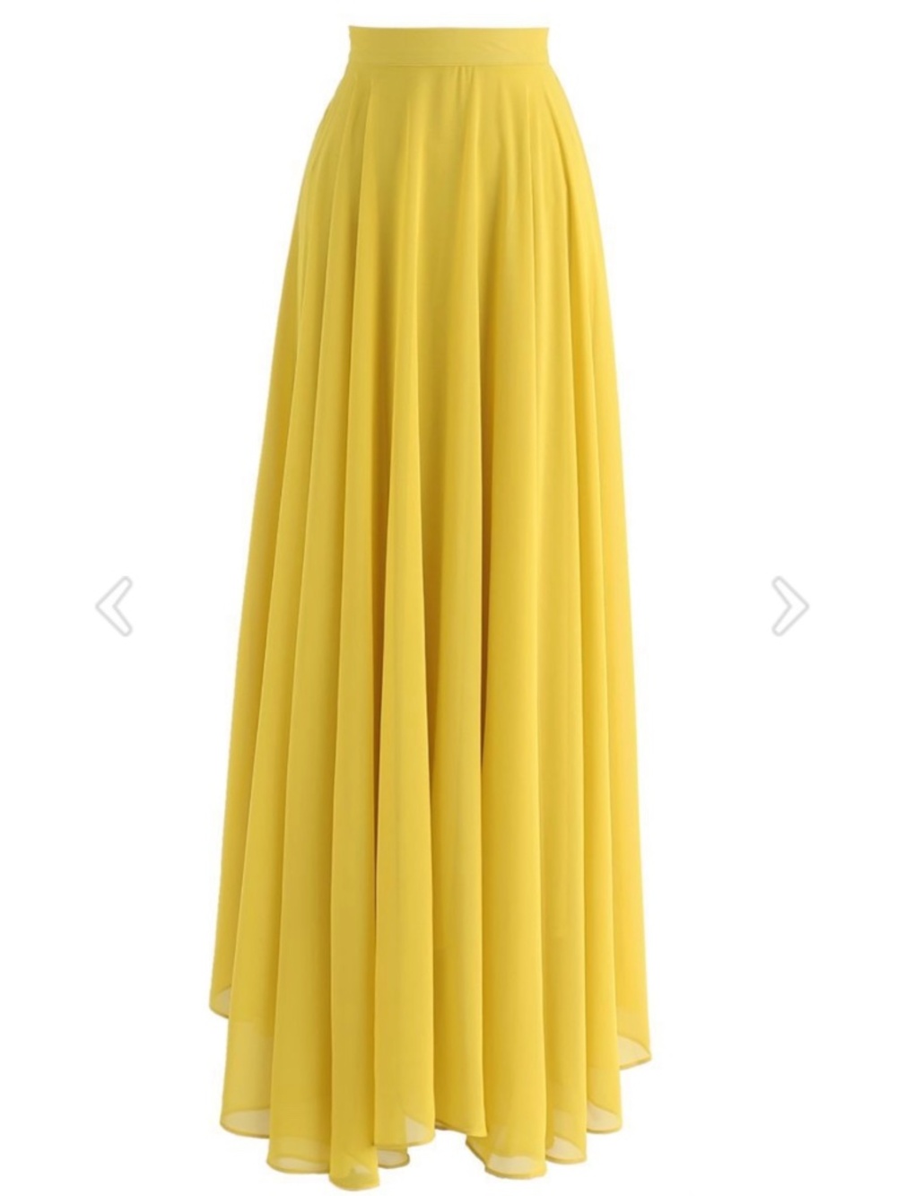 Chicwish Timeless Chiffon Maxi Skirt NWOT, M - Picture 3 of 11